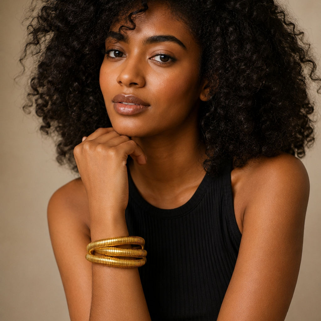 Bold Coiled Bangle