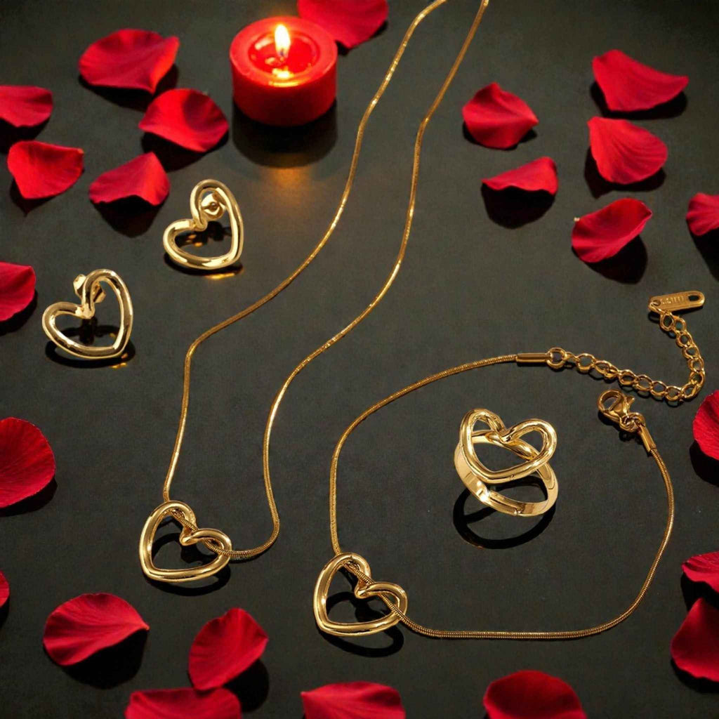 Aura Heart Jewelry Set