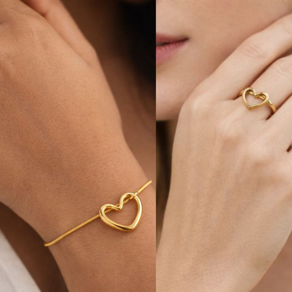Aura Heart Jewelry Set