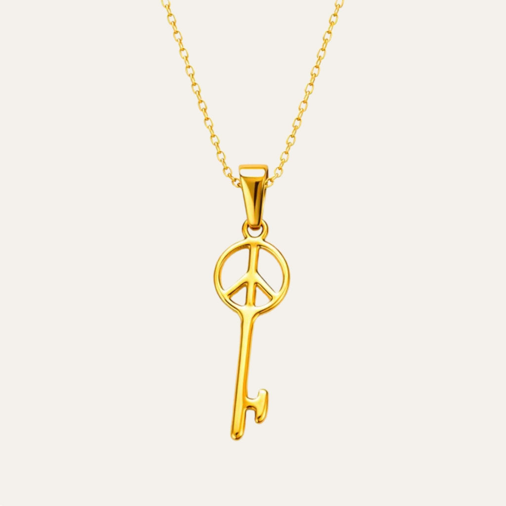 Peace Key Necklace