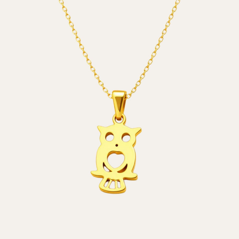 Golden Owl Necklace