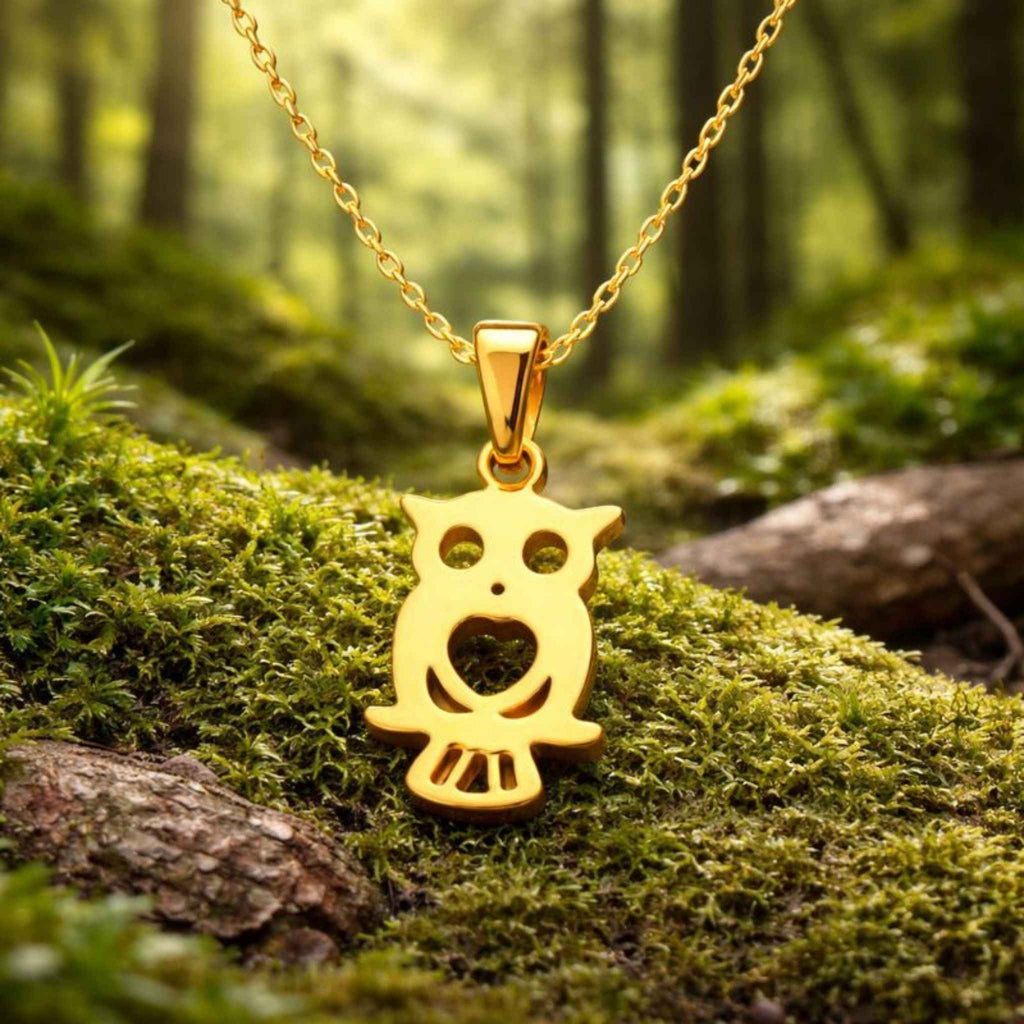 Golden Owl Necklace