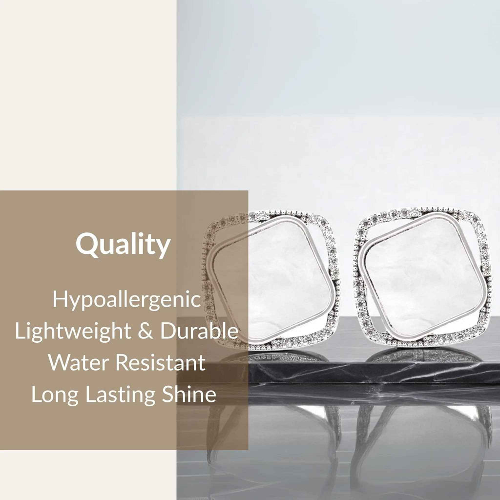 Luxe Pavé Studs