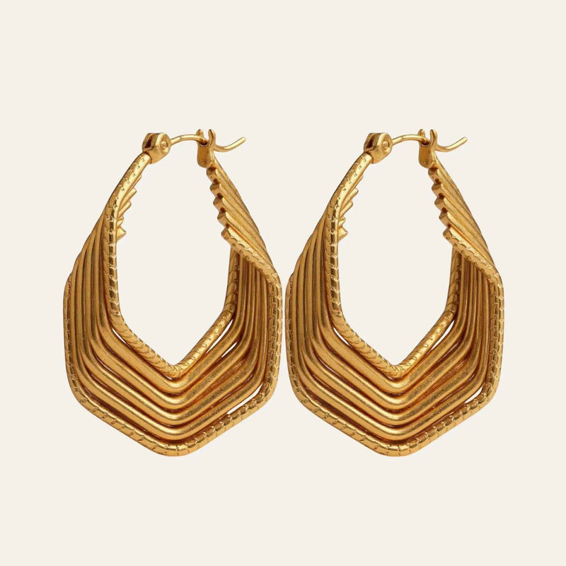 Royale Crest Hoops