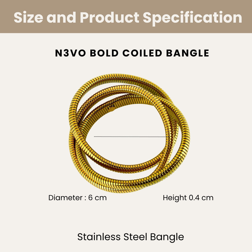 Bold Coiled Bangle