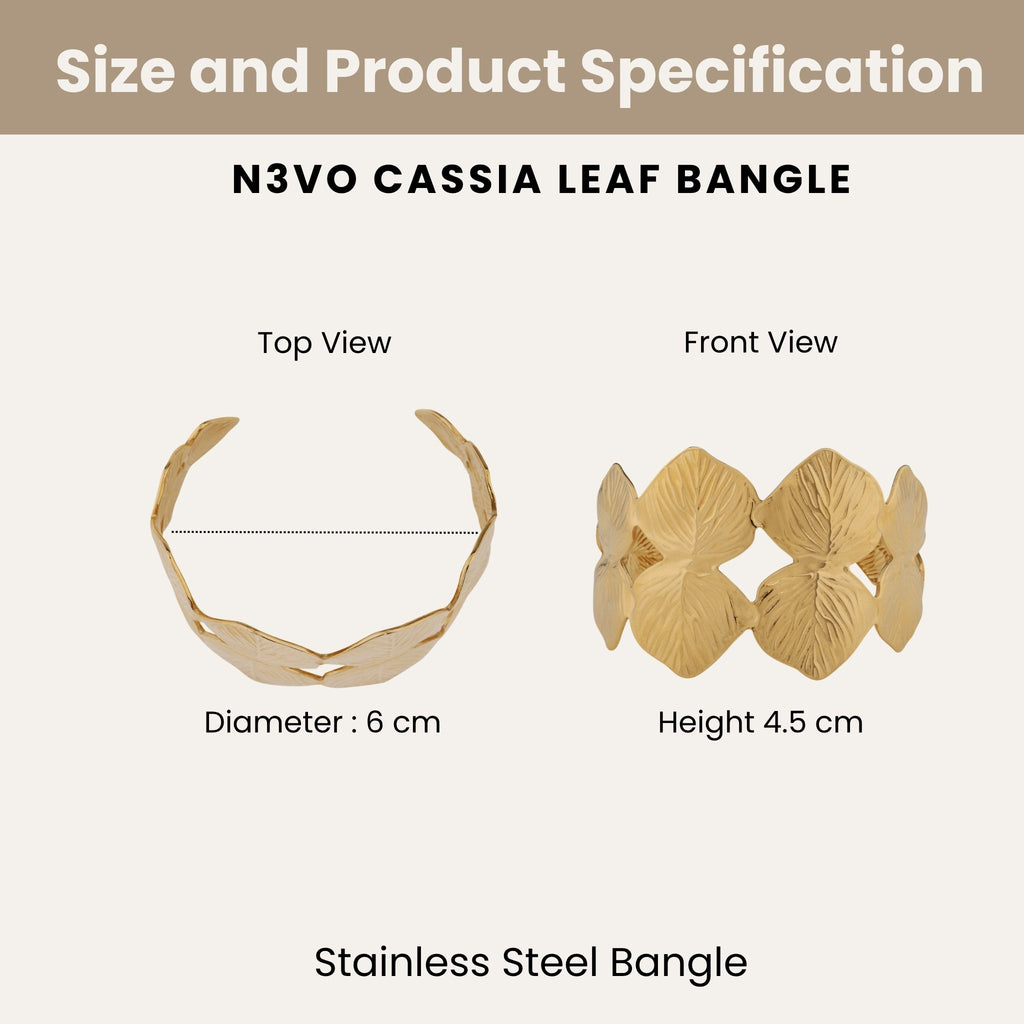 Cassia Leaf Bangle
