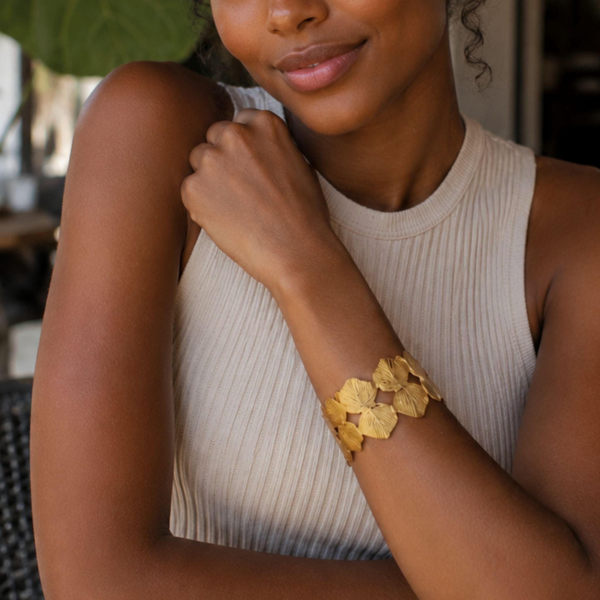 Cassia Leaf Bangle