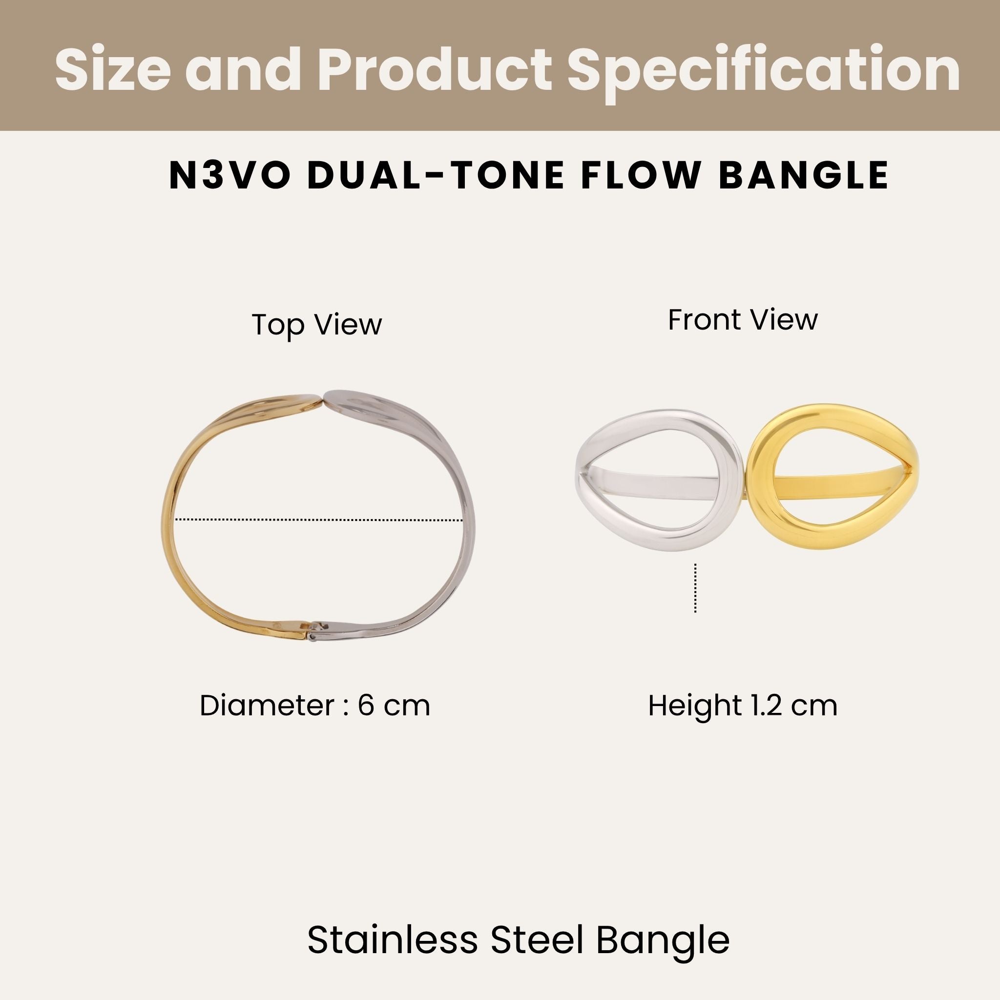 Dual-Tone Bangle