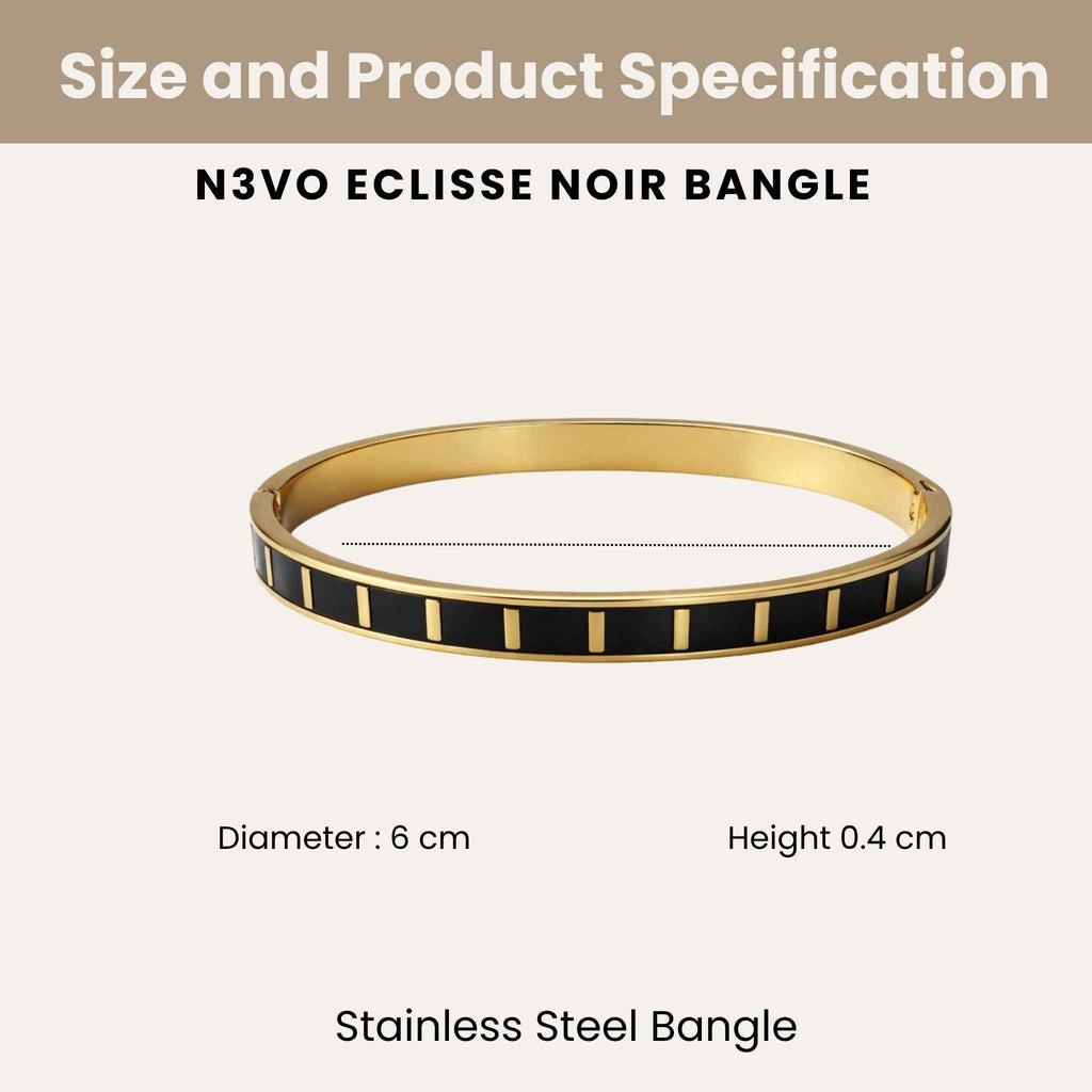 Eclisse Noir Bangle