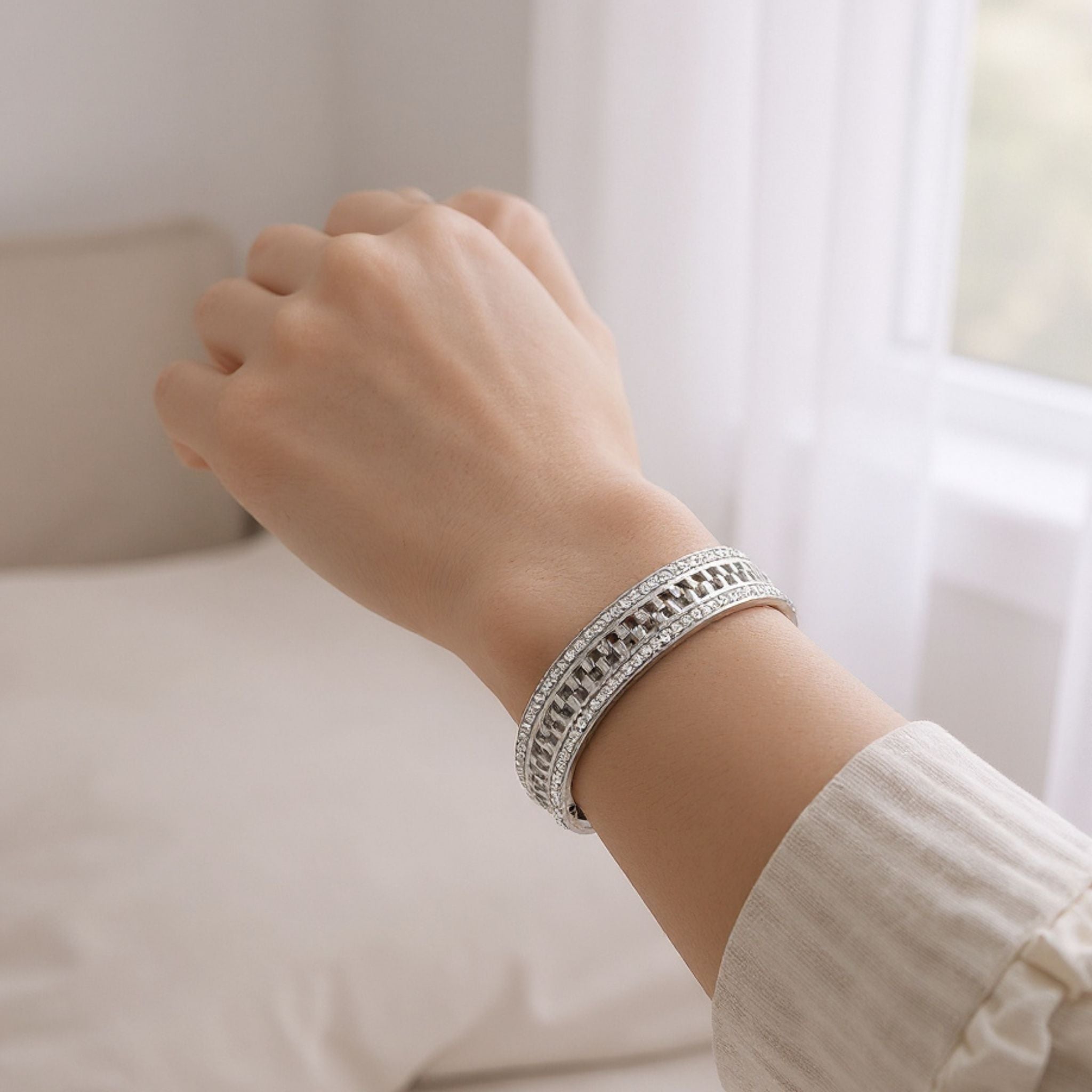 Luxe Zipper Bangle