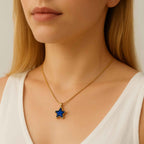 Celestial Blue Star Necklace