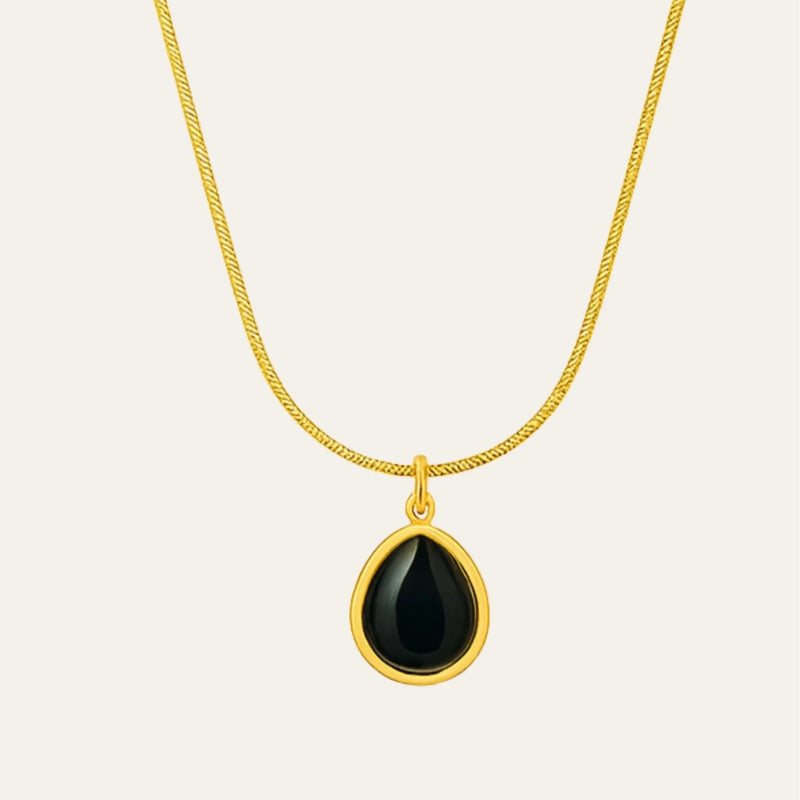 Noir Dewdrop Necklace