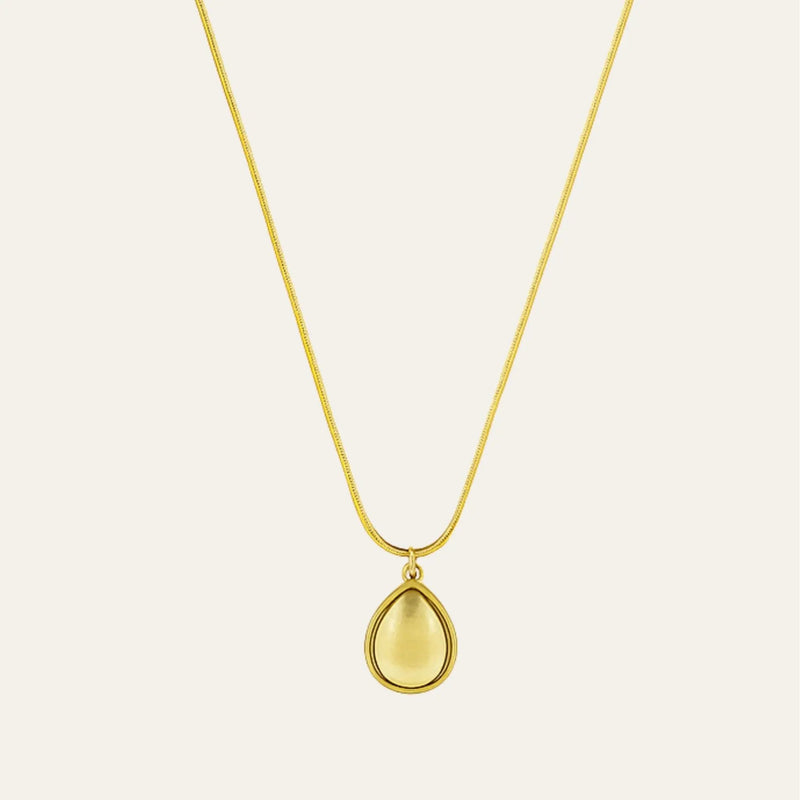Caramel Dewdrop Necklace