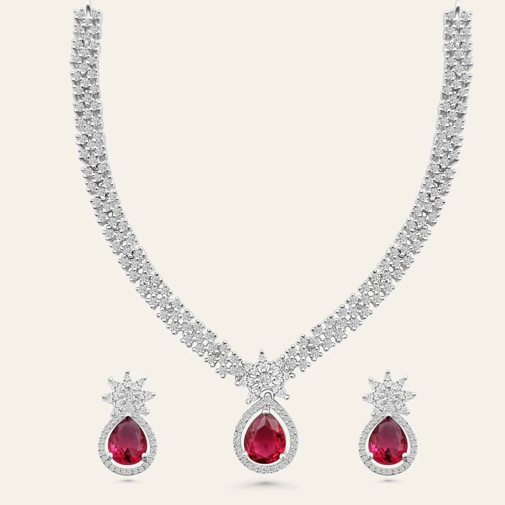Crimson Star Jewelry Set
