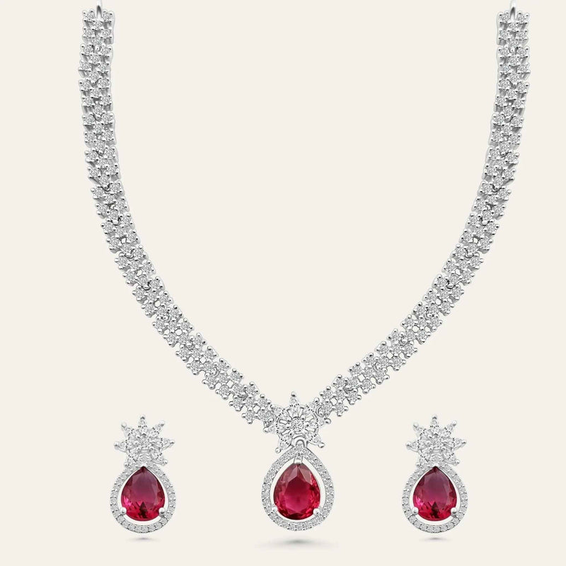 Crimson Star Jewelry Set