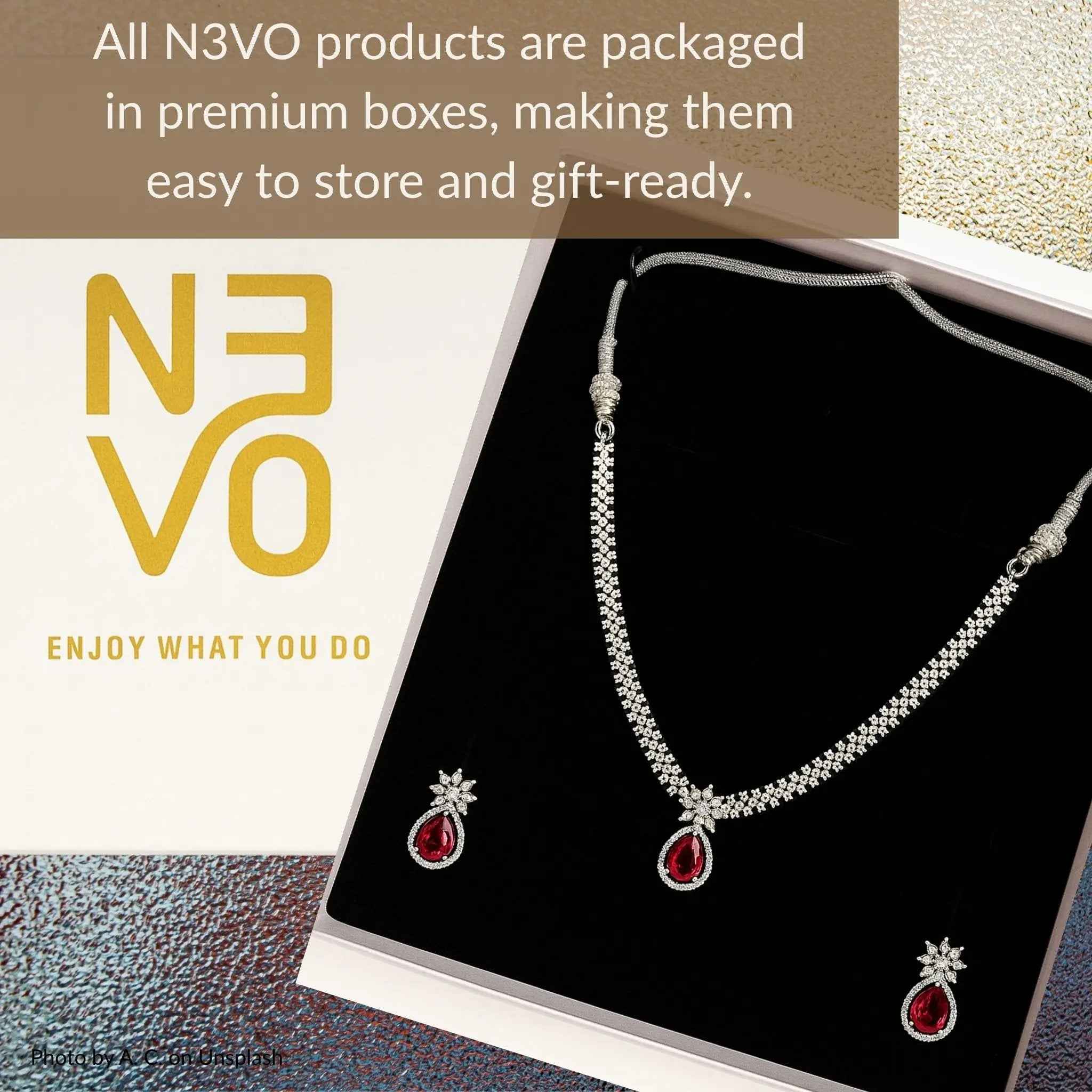 Crimson Star Jewelry Set