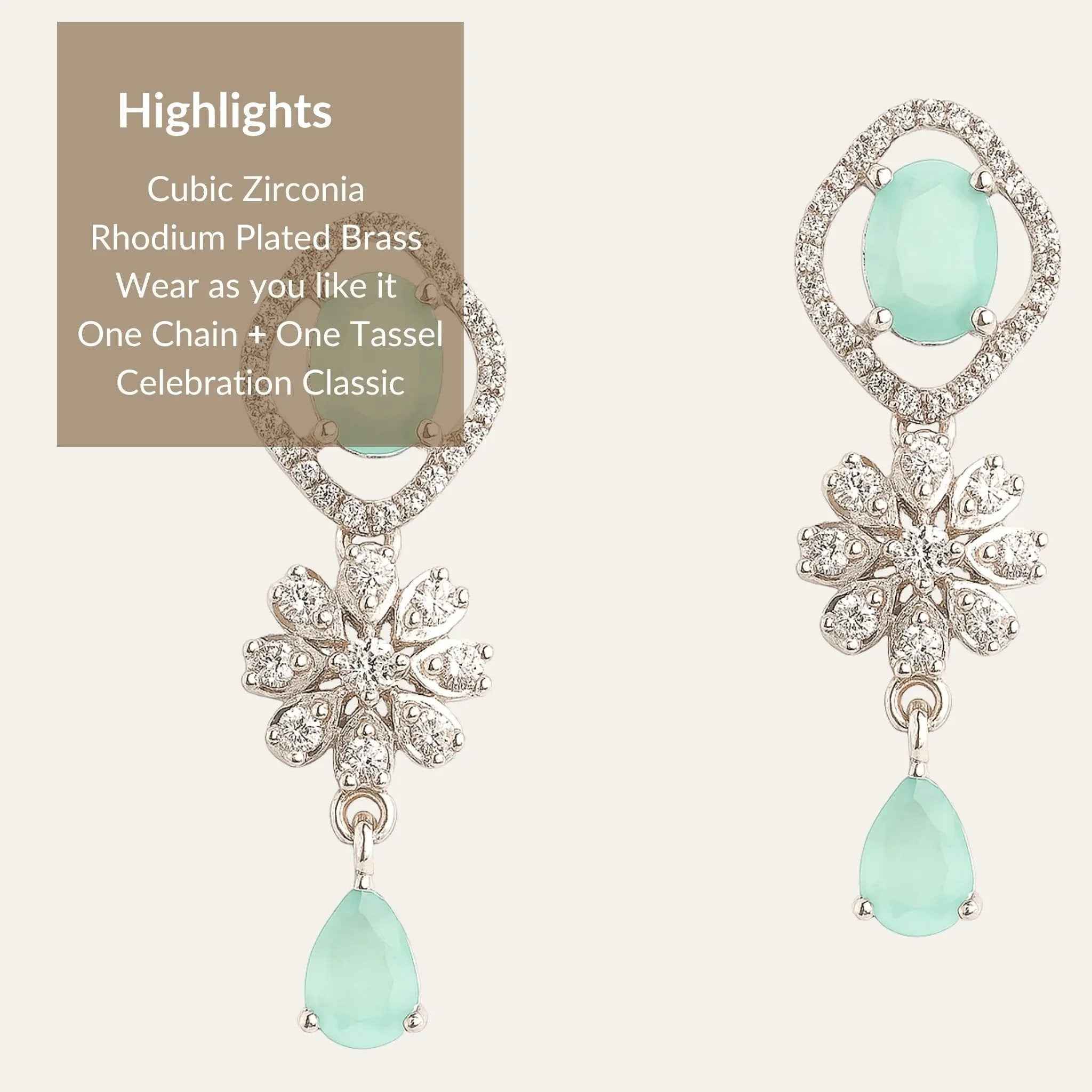 Aurora Aqua Bloom Jewelry Set