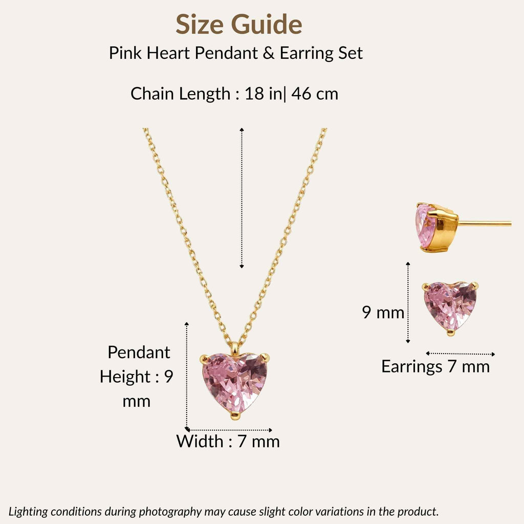 Rosé Heart Set