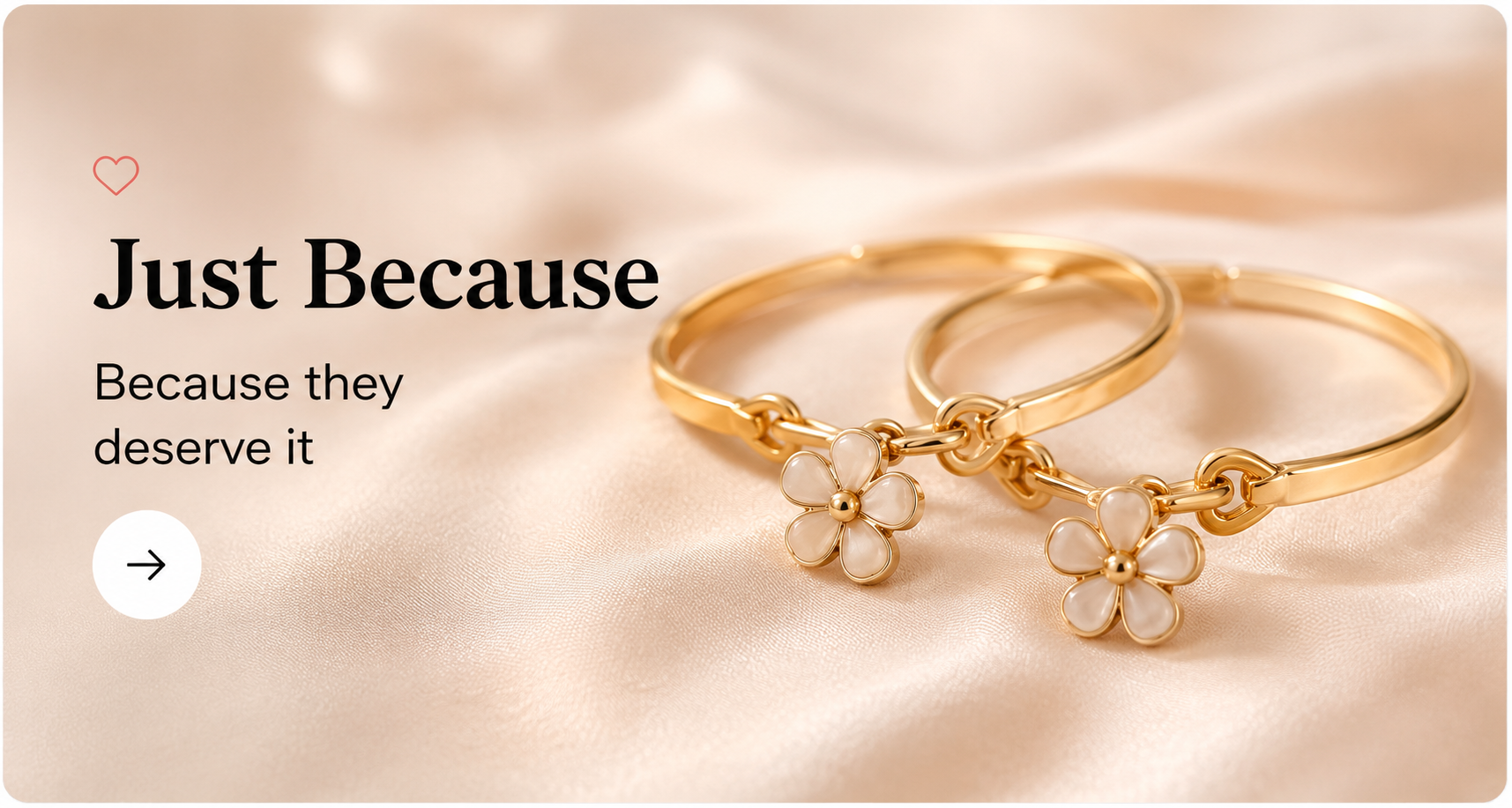 Luxury editorial banner